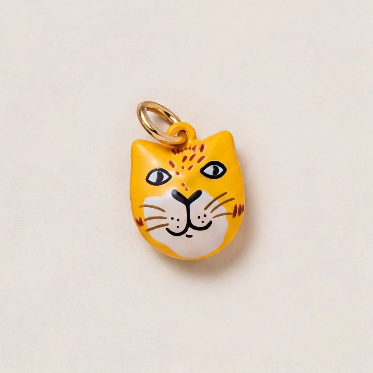 Sweet Heart Shaped Brass Plated Charm Bar Pendant