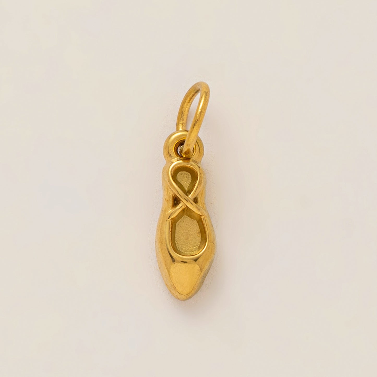 18K Gold Plated Stainless Steel Racket Pendant Charm Bar for Women