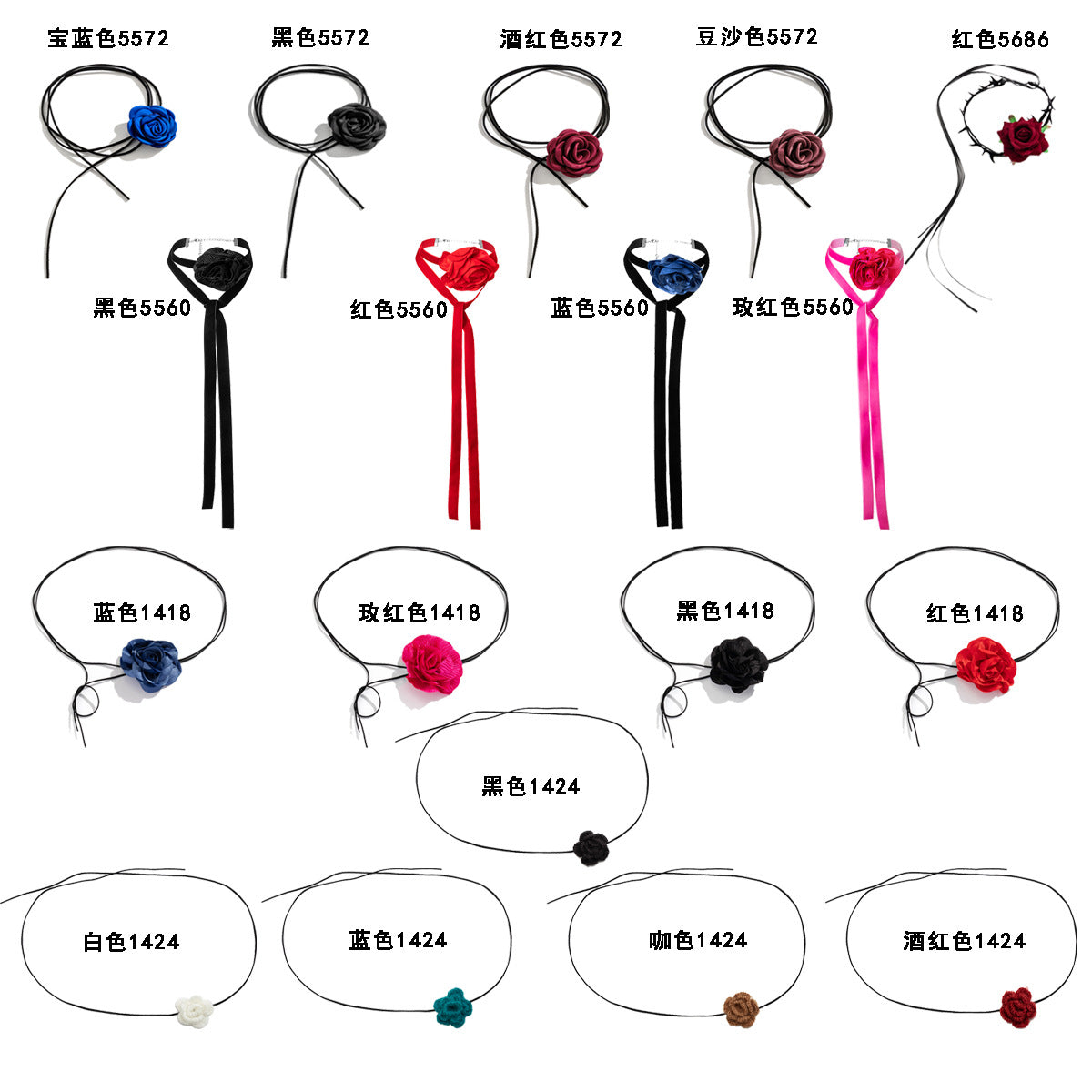 Collana Girocollo con Nappe Geometriche Floreali Fatta a Mano con Ciondolo Fai da Te per Donne