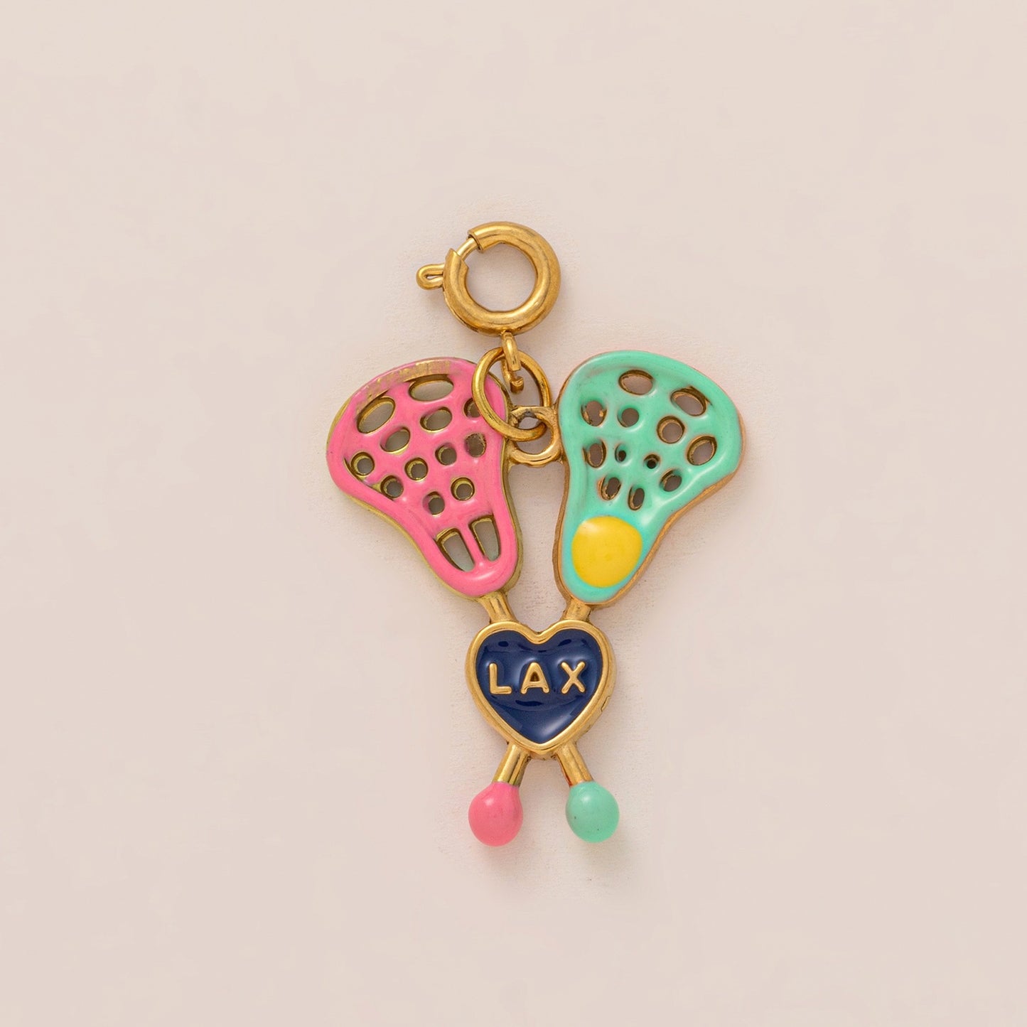 Sweet Colorful Acrylic Keychain with Food Patterns