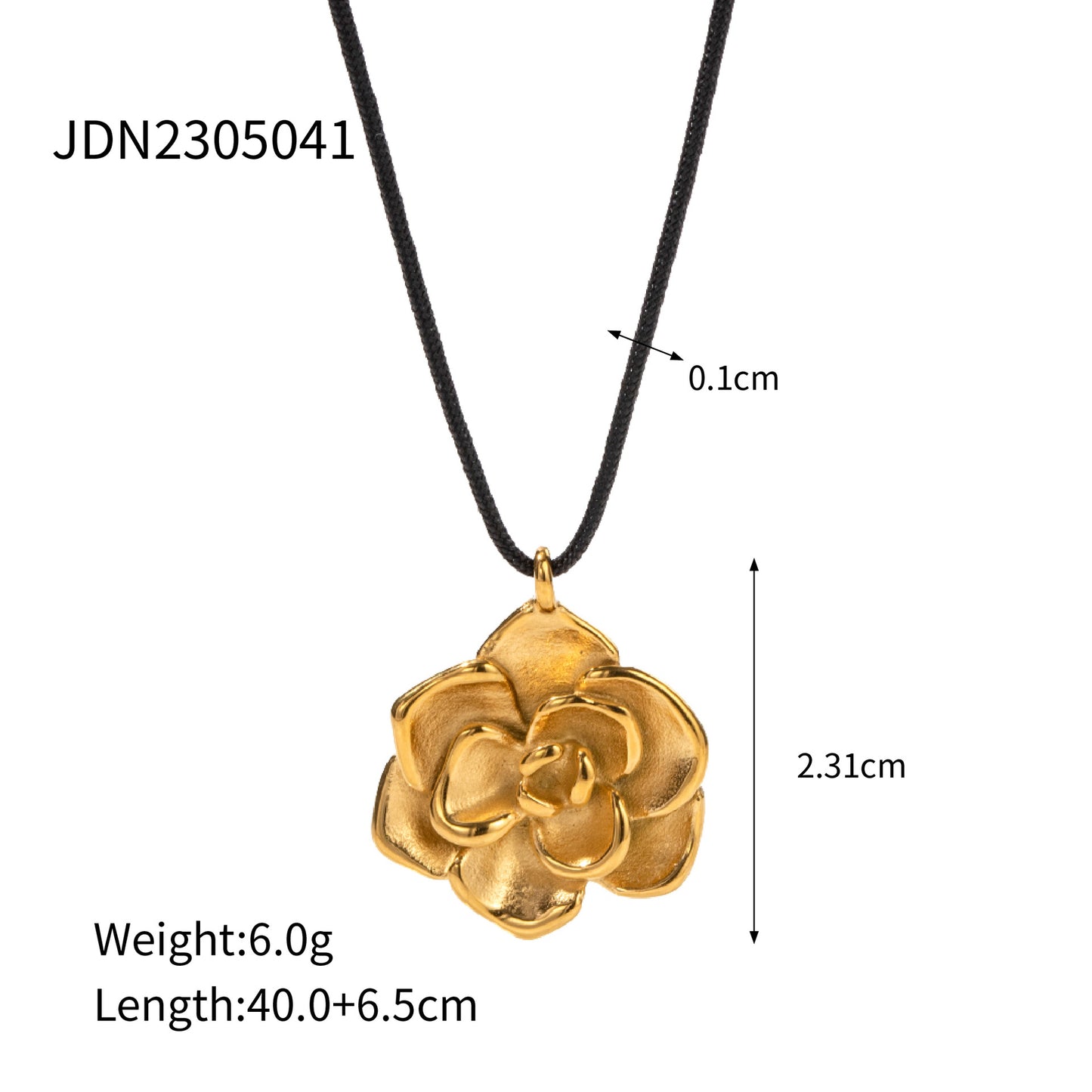Elegante Collana a Forma di Stella Marina in Acciaio al Titanio con Finitura Placcata per Donne, Pendente Geometrico Minimalista su Catena in Acciaio Inossidabile