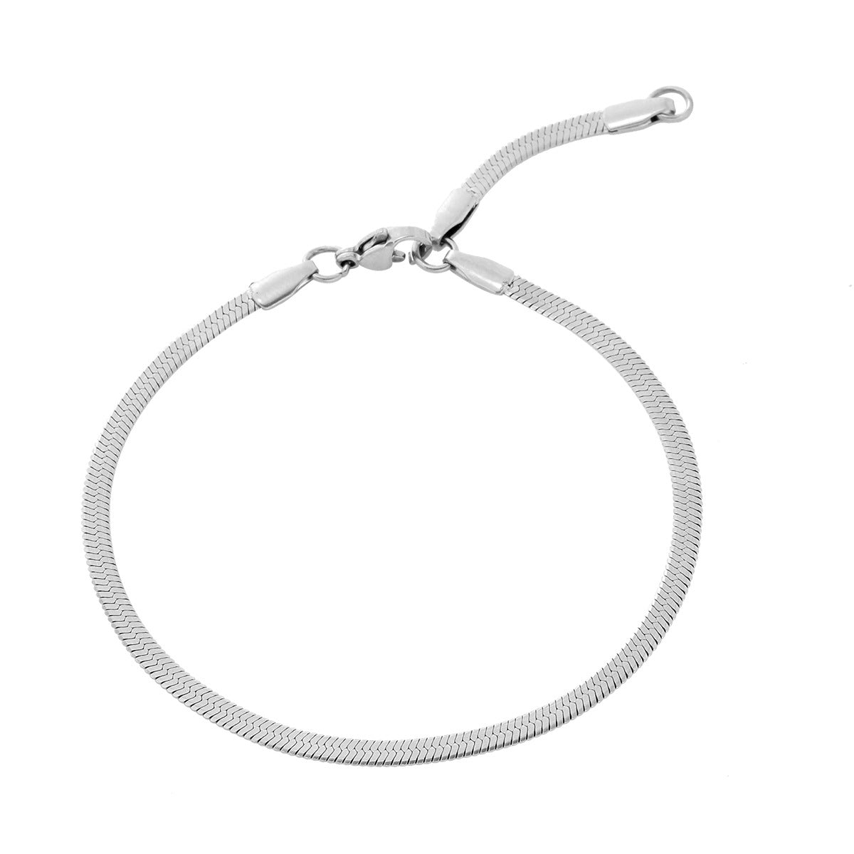 Bracciale Minimalista Geometrico in Acciaio Inossidabile da Donna con Placcatura in Oro 18K, Gioielli Ipoallergenici in Acciaio al Titanio