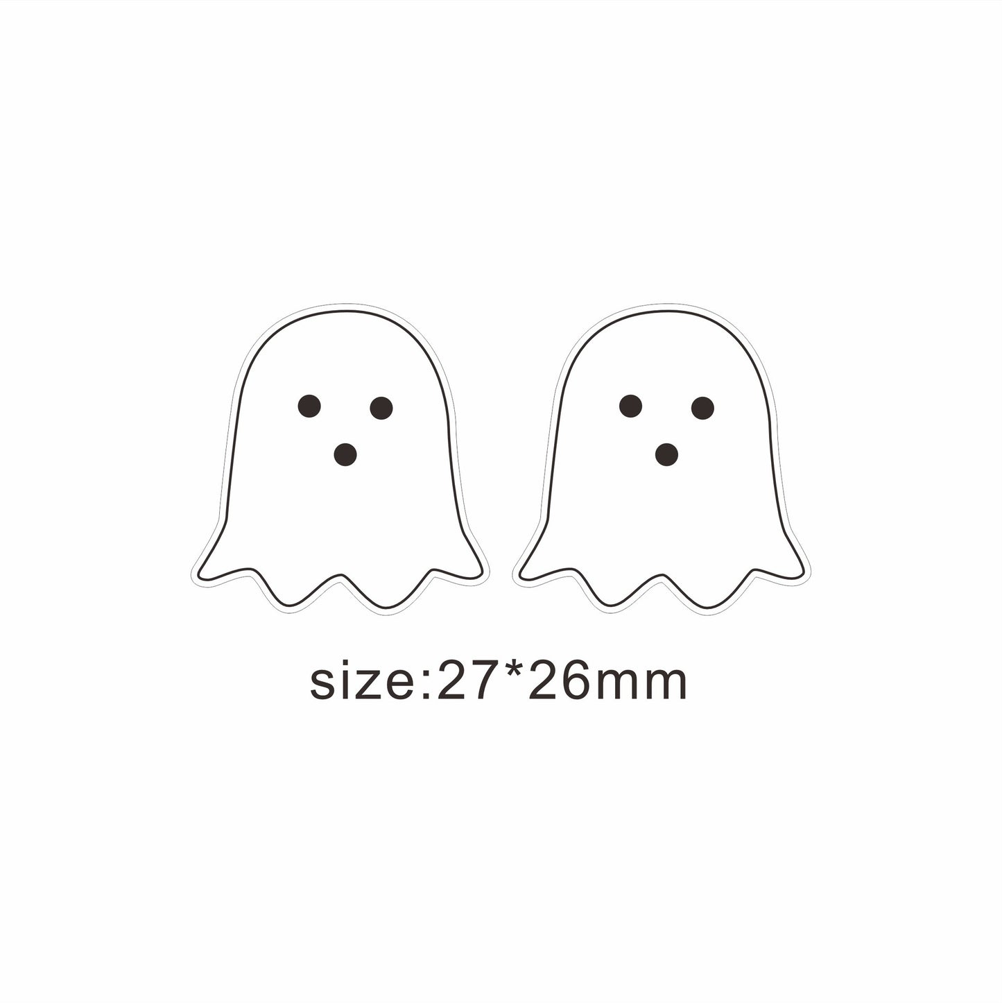 Orecchini a perno in legno novità con intaglio a forma di animale, motivo Zucca di Halloween, Fantasma, Gatto nero, Caldaia della strega, Pipistrello, Caramella, Ragnatela