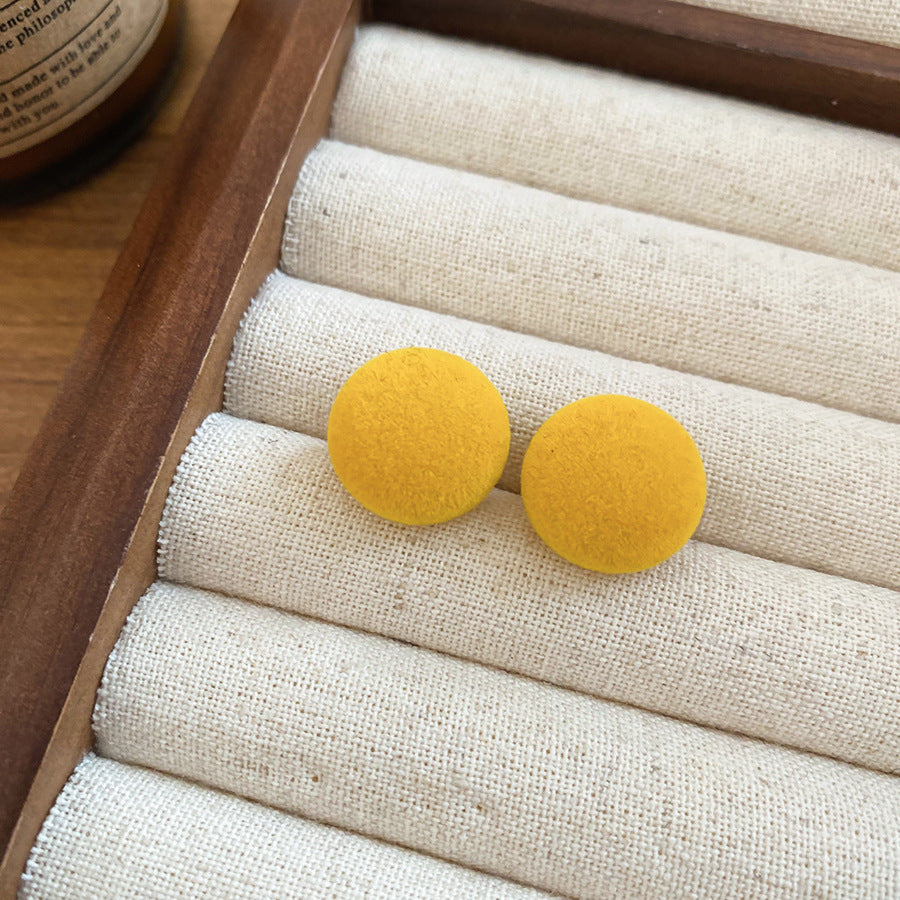 Pendientes de tuerca acrílicos geométricos modernos minimalistas con postes de acero chapado para mujer