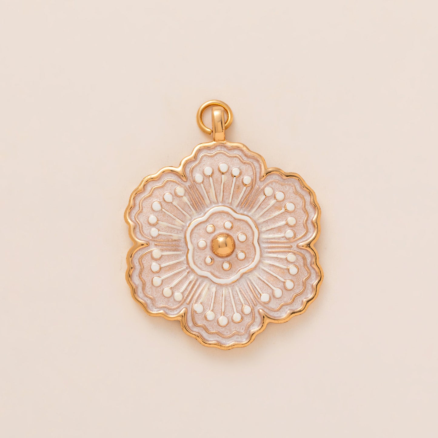 Sweet Drip Oil Plated Brass Heart Geometric Charm Bar for DIY Necklace