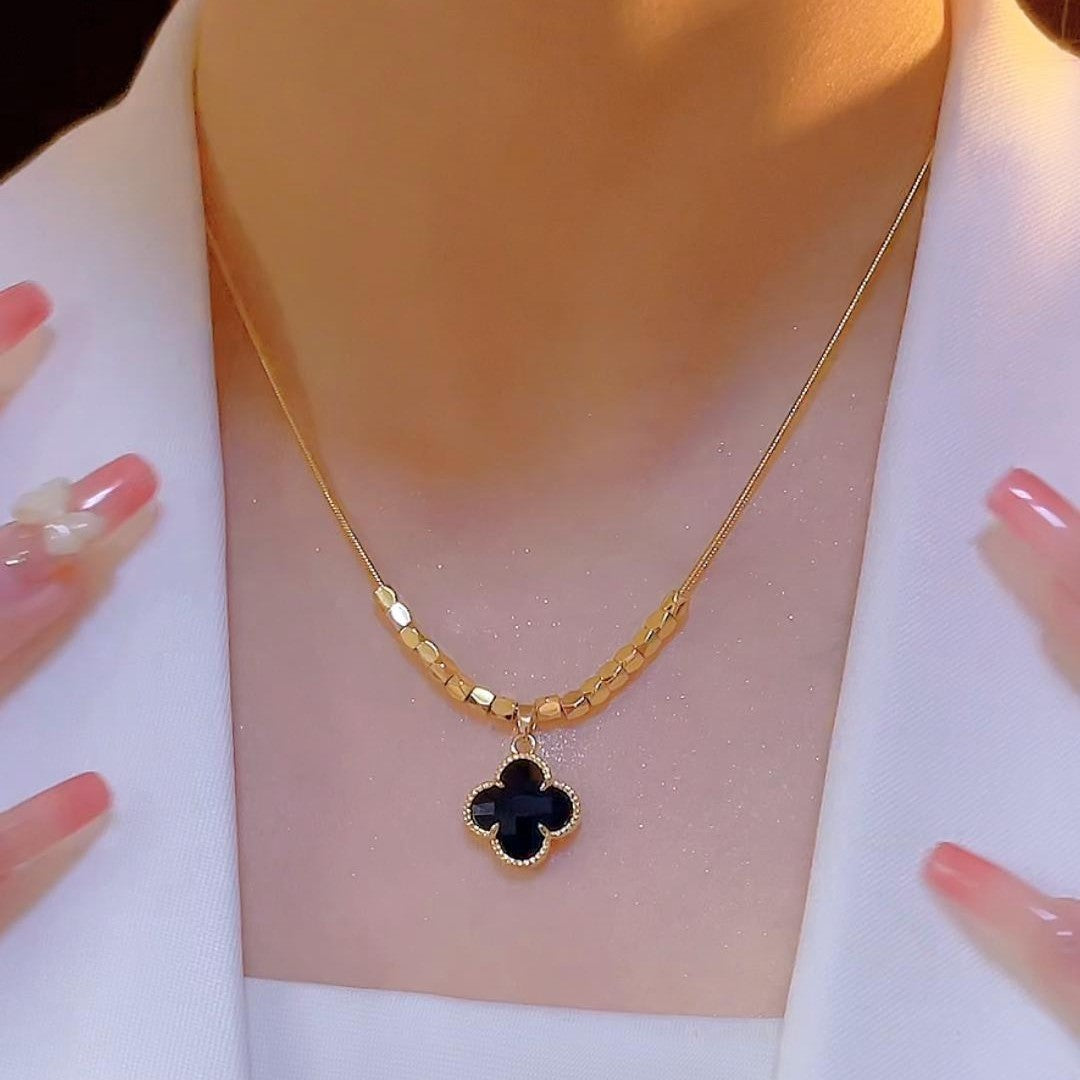 Original Design Irregular Animal Shape Titanium Steel Necklace with 18K Gold Plating for Women and Men
