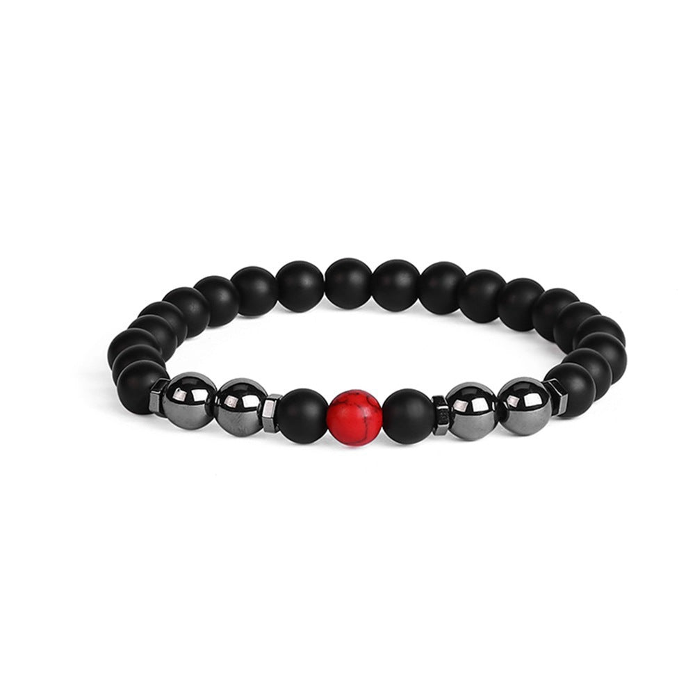 Geometric Magnetic Material Anklet for Unisex