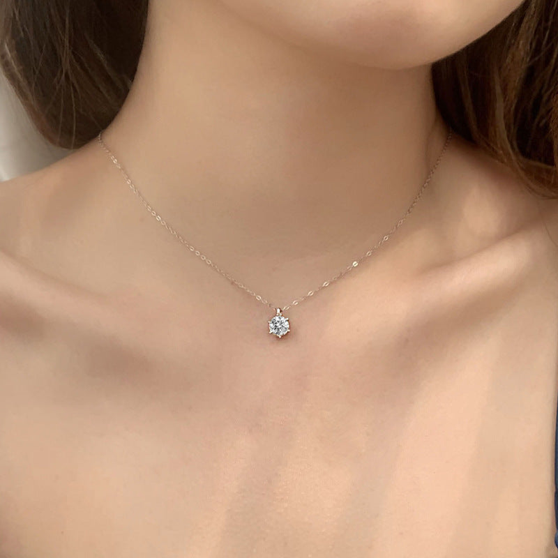 Original Design Irregular Animal Shape Titanium Steel Necklace with 18K Gold Plated Chain for Unisex