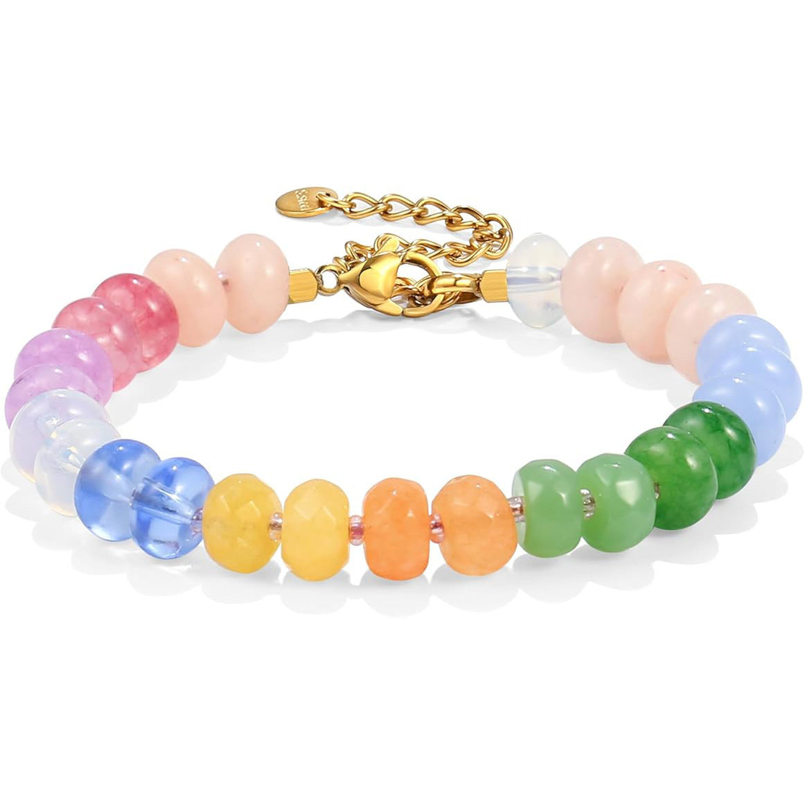 Bohemian Vintage Geometric Natural Stone Beaded Bracelet for Women