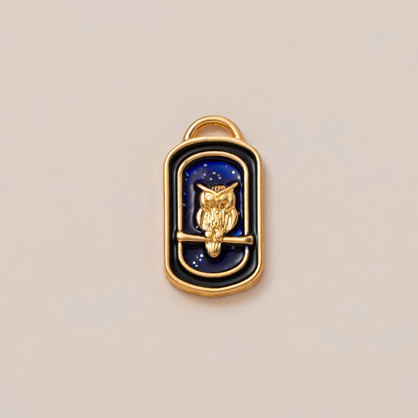 Luxury 18K Gold Plated Brass Pendant with Gemstone Inlay Geometric Fish Clover Heart Design
