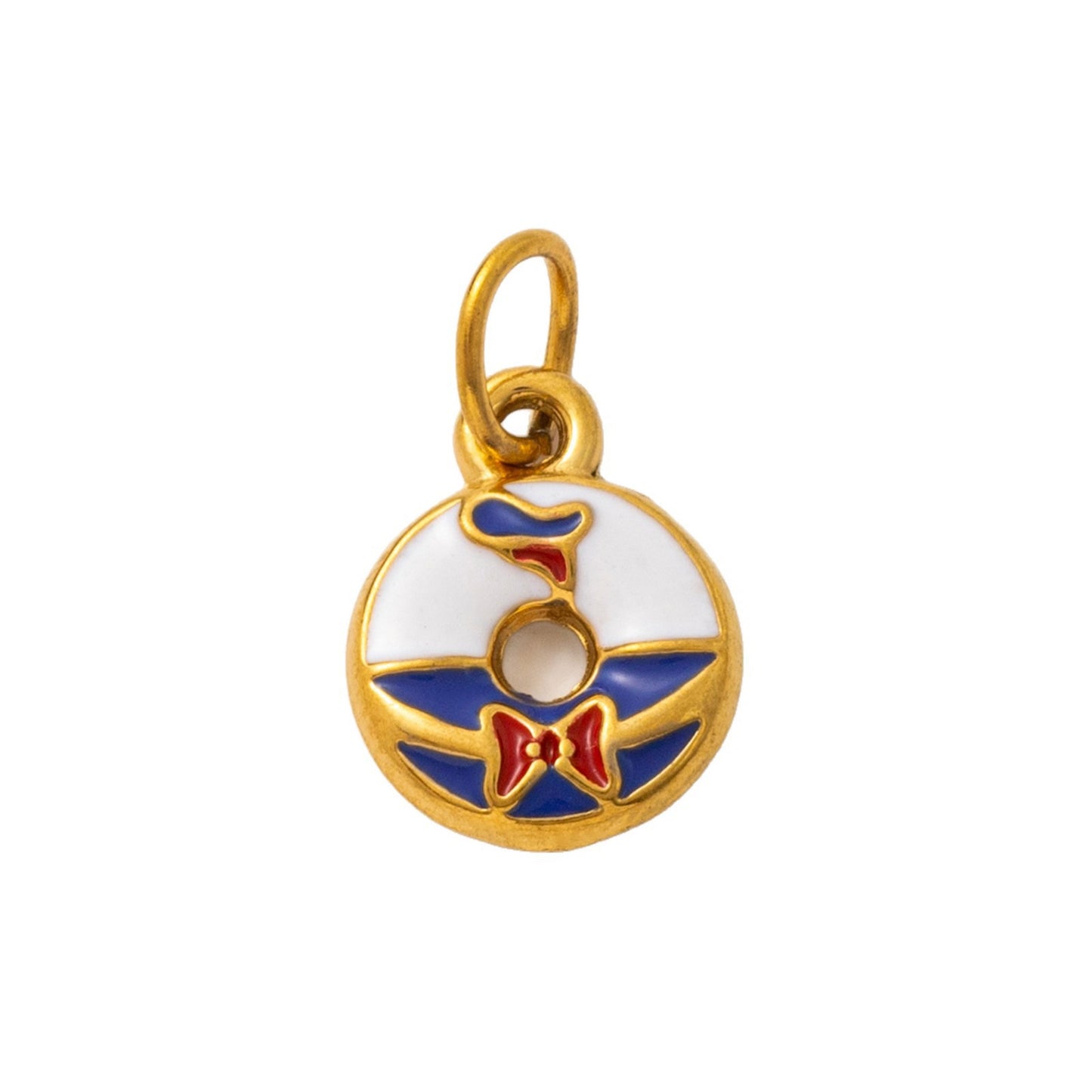 Gold Plated Alloy Heart Chain Strap with Pearl Inlay for Bags