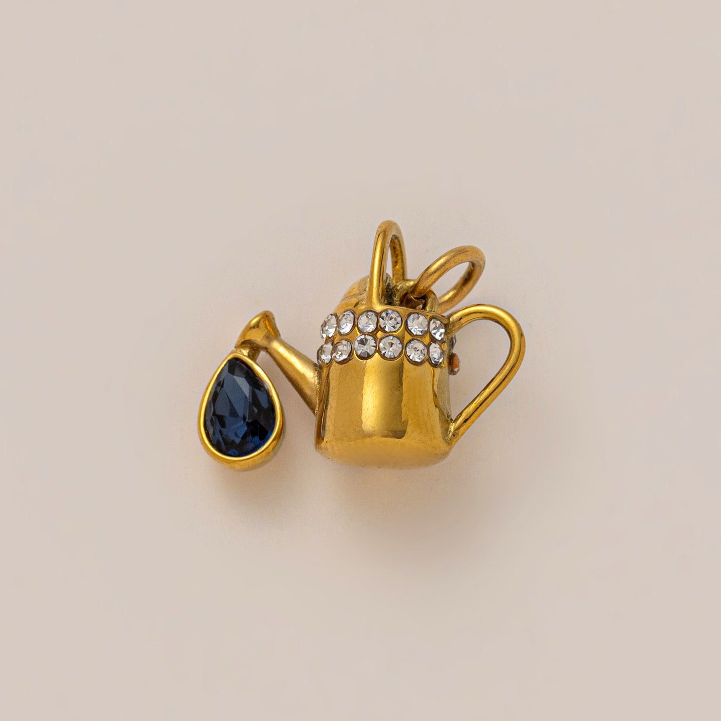 Fashion Business Stainless Steel PVD Gold Plated Charm Bar