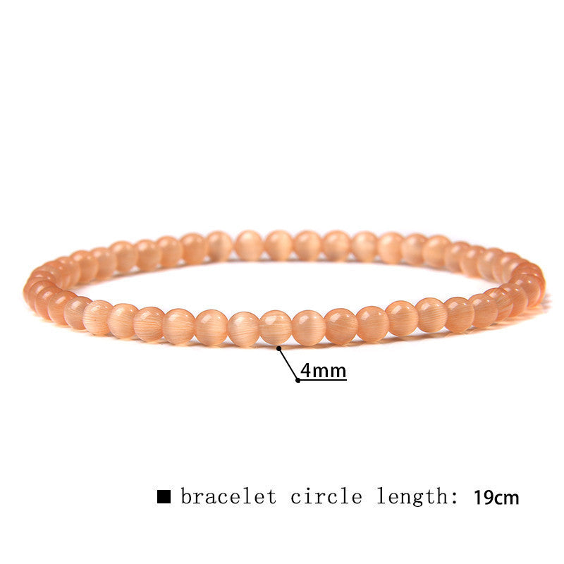 Elegant Natural Citrine Crystal Geometric Beaded Bracelet for Women