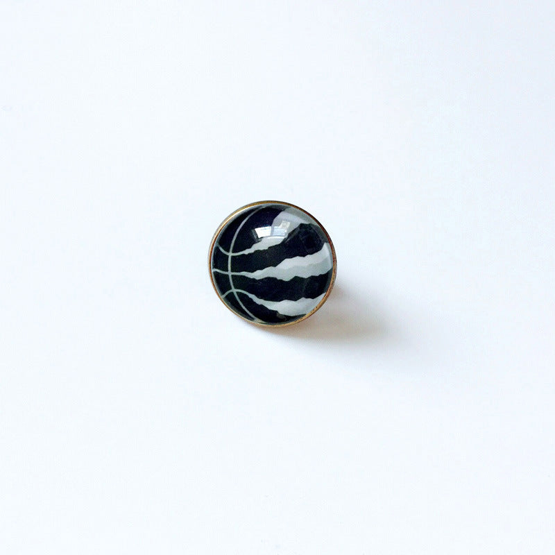 Pin de solapa metálico de equipos de baloncesto retro de la NBA - Insignia con gema vintage - Broche de Kobe Curry - Regalo para fans - Unisex