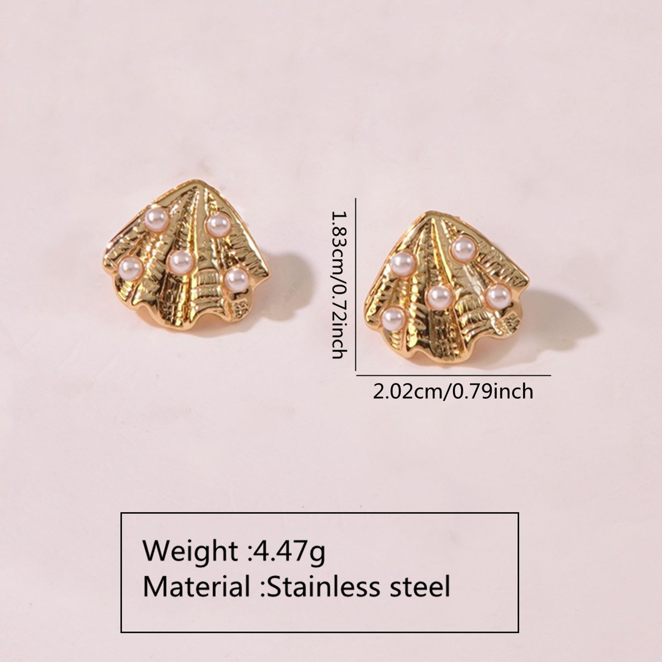 Elegant Gold Plated Stainless Steel Leaf Earrings for Women