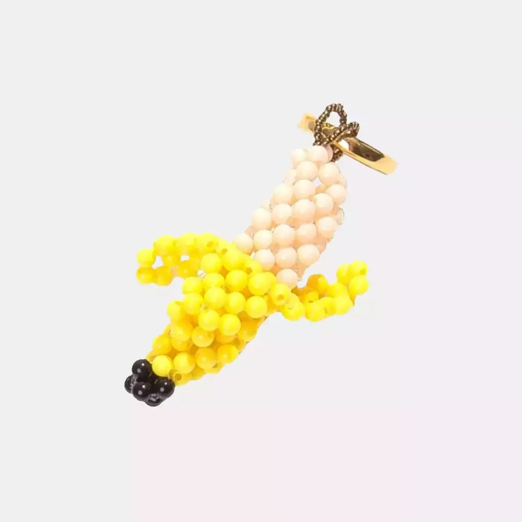 Barra con Charm a Sfera Vintage Placcata Oro 18K in Lega, Serie Frutta