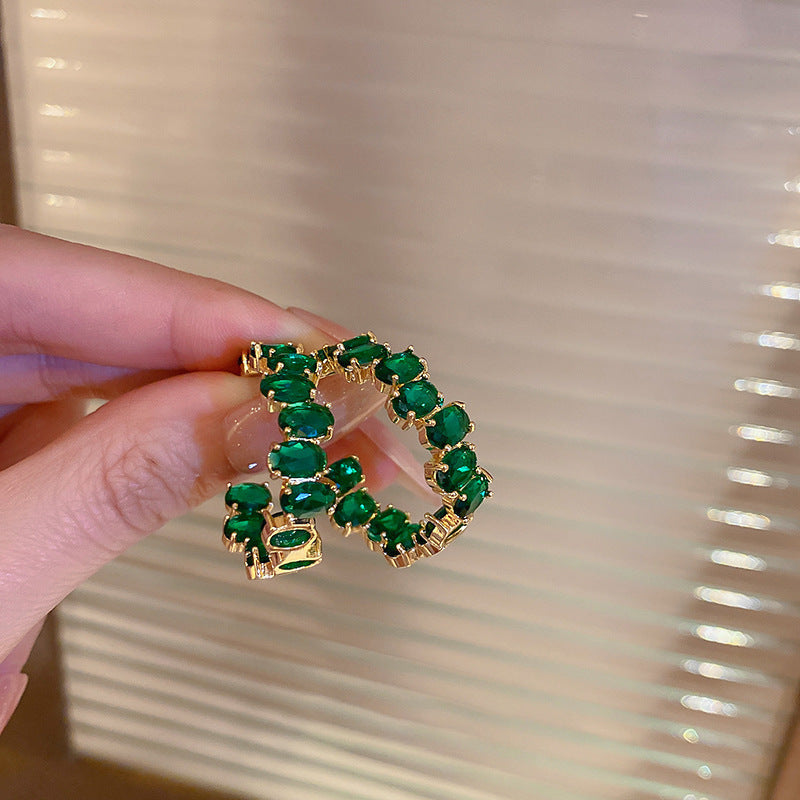 Orecchini Vintage in Resina con Forma a Diamante Geometrico, Corpo in Lega e Finitura Placcata Oro, Perni in Acciaio Inossidabile, Gioielli per Orecchie da Donna Minimalisti di Lusso