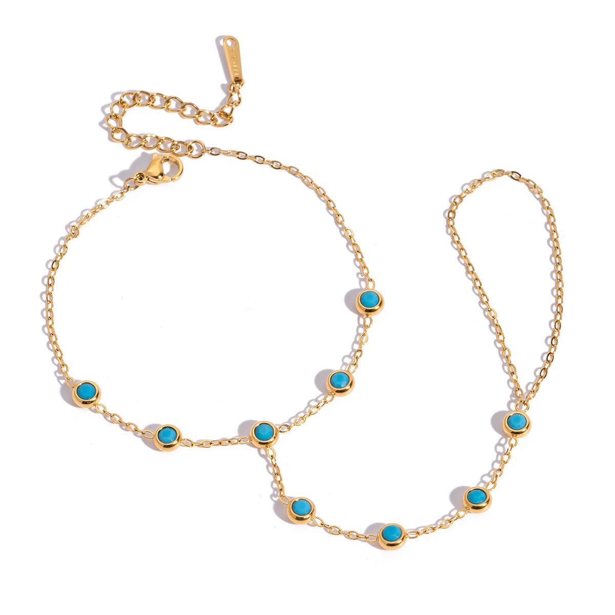 Collar con colgante minimalista de titanio y acero con patrón de universo de luna y estrella, con acabado galvanizado, para mujer