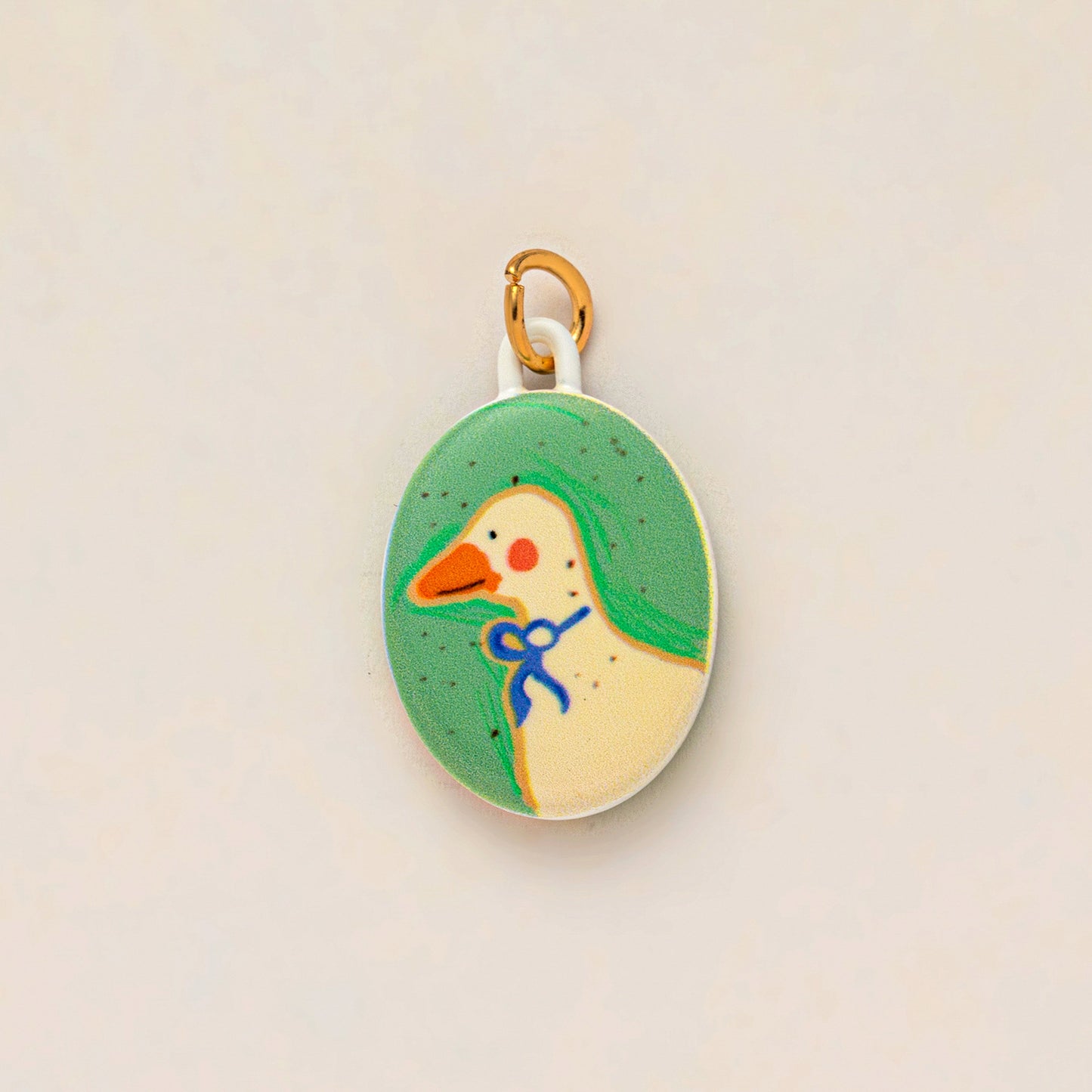 Elegant Casual Drip Oil Plated Brass Heart Geometric Pendant Necklace with Floral and Cartoon Charms