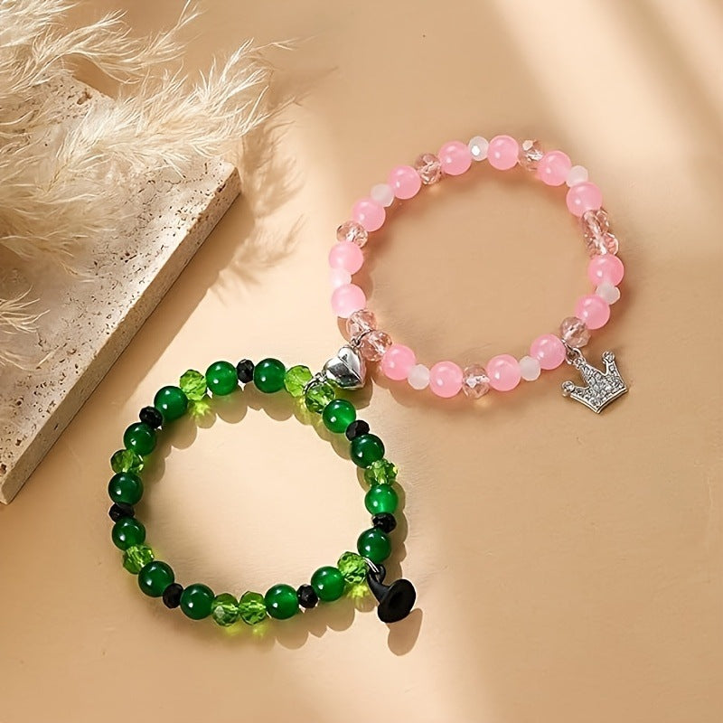 Minimalist Geometric Crystal Bracelet