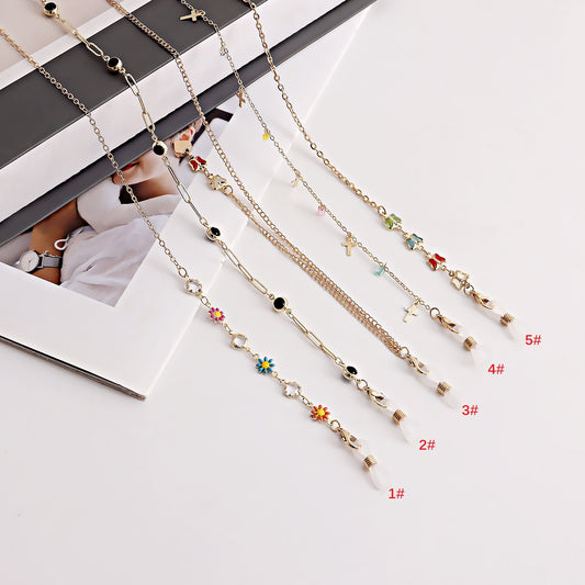 Alloy Anti-Slip Mask Chain and Eyeglass Holder Strap