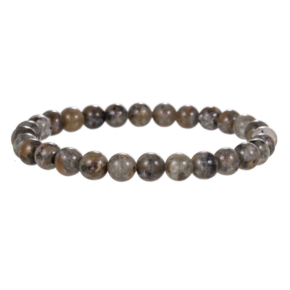 Hip-hop Punk Handmade Round Geometric Stone Beaded Bracelet
