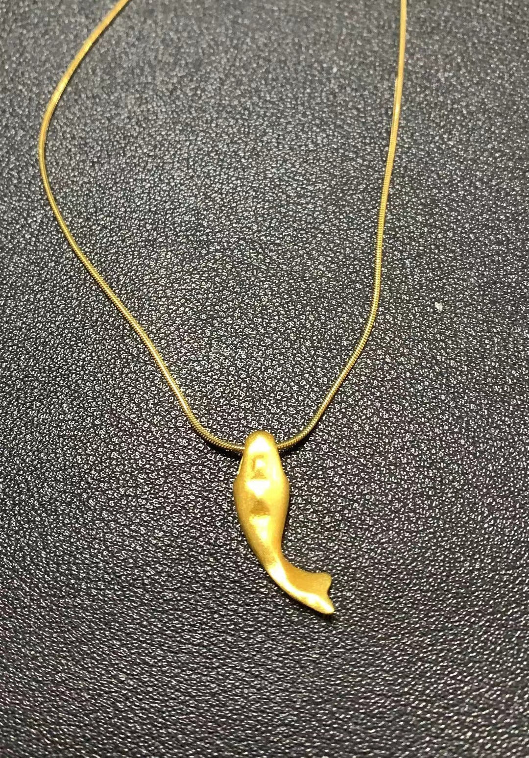 Design Originale 18K Placcato Oro Acciaio al Titanio Ciondolo Delfino Collana a Catena O Gioielli di Moda Unisex