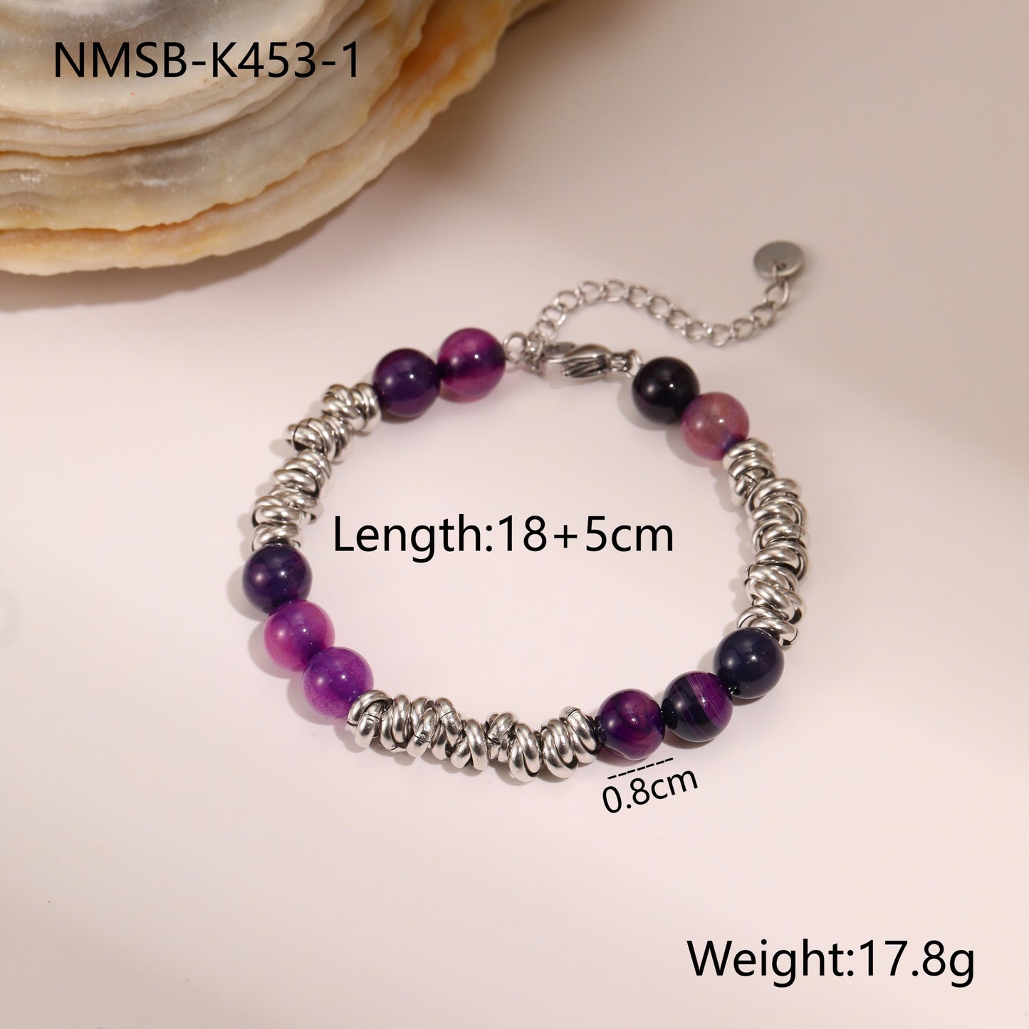 Vintage-Inspired Geometric Stainless Steel Bracelet with 18K Gold Plating for Women