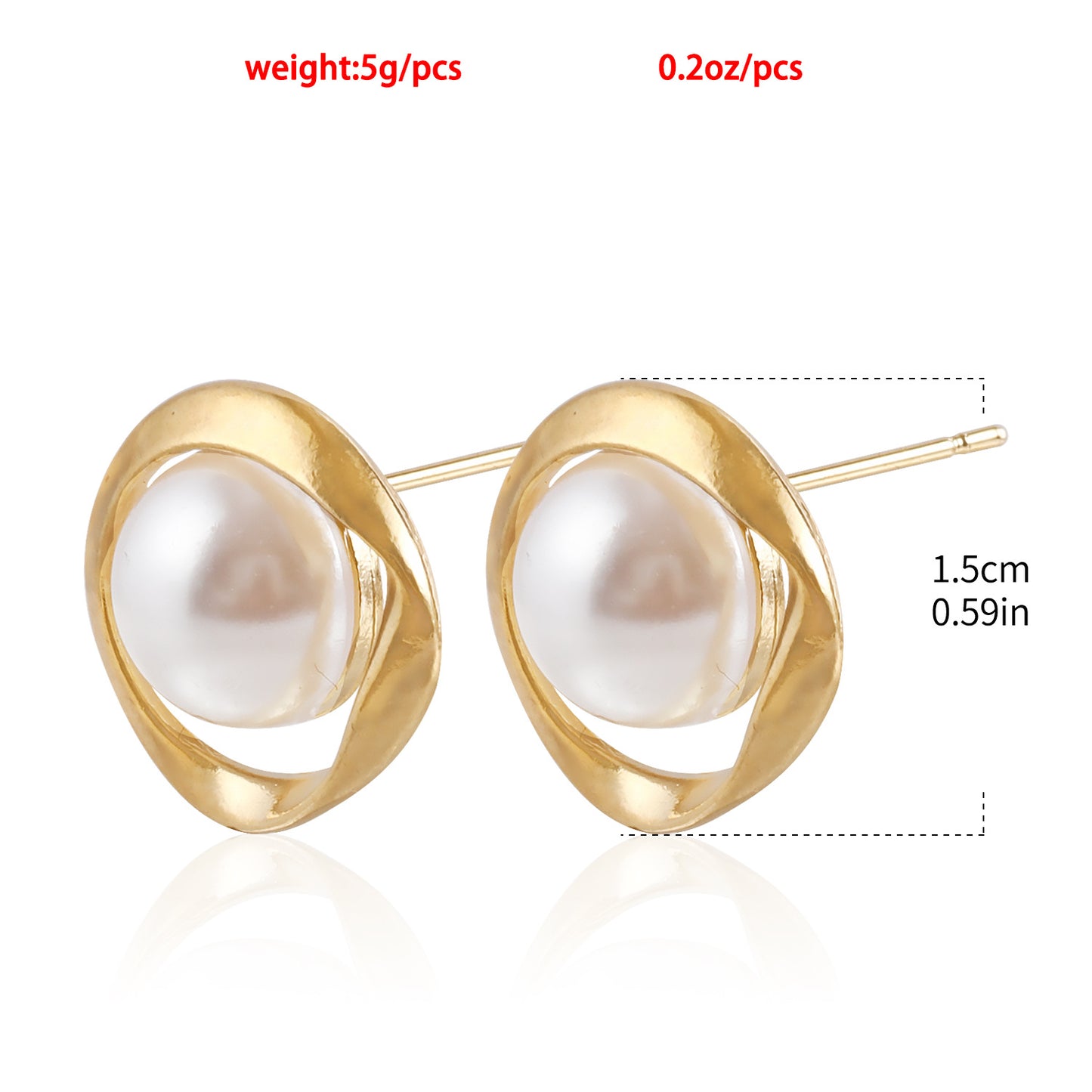 Geometric Minimalist Electroplated Metal Stud Earrings for Women with Vintage and Fashion-Forward Aesthetic