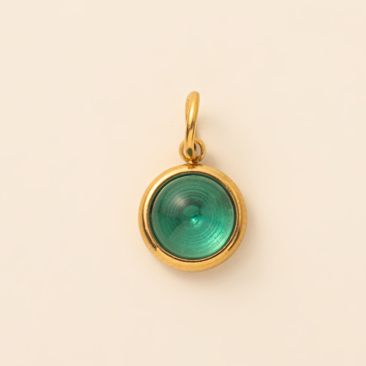 18K Gold Plated Stainless Steel Teardrop Star Cubic Zirconia Pendant Necklace for Unisex