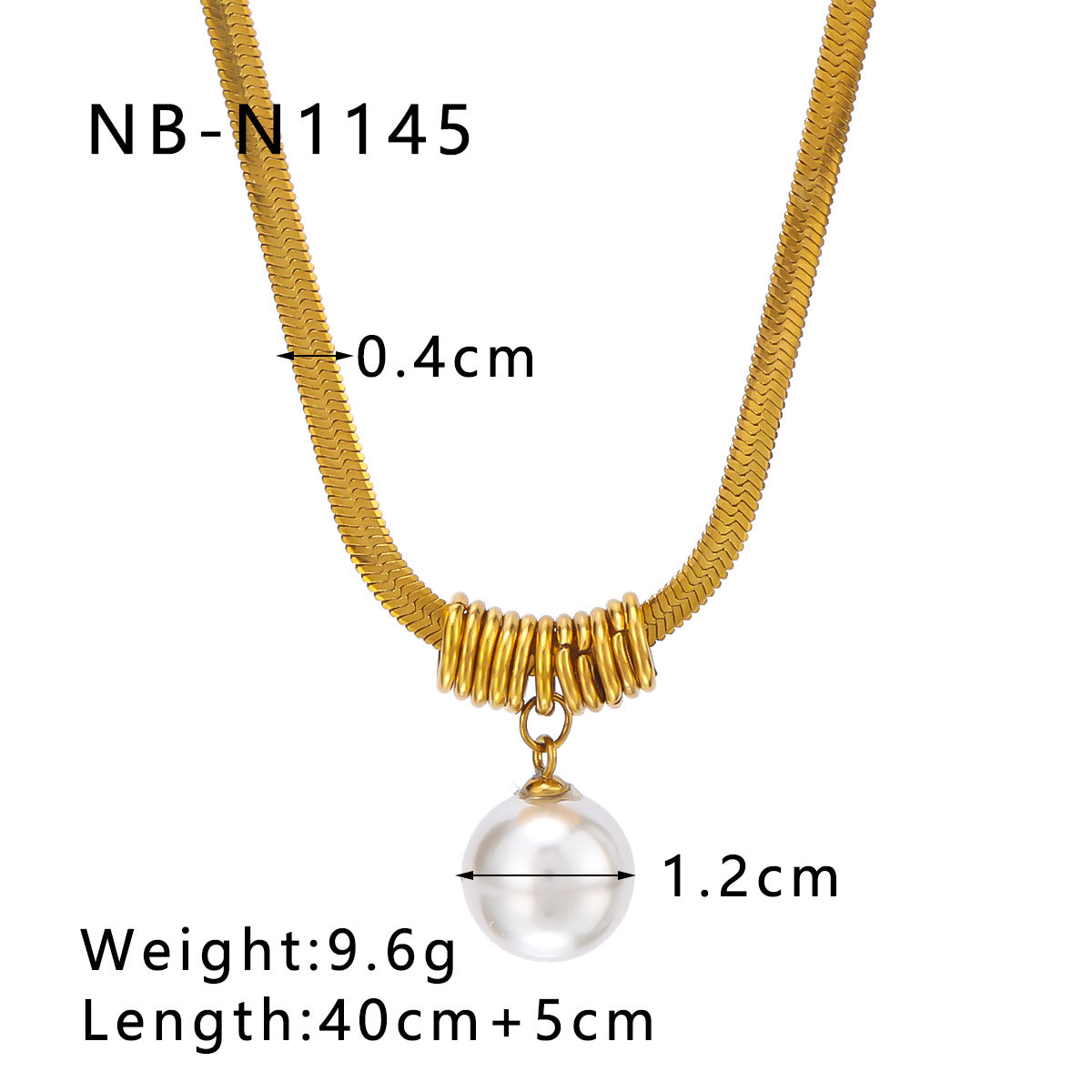 Collana con pendente geometrico con catena in acciaio inossidabile e pendente in acciaio al titanio, finitura placcata oro 18K sottovuoto, design a nodo e sfera irregolare, gioielli anallergici e impermeabili da donna