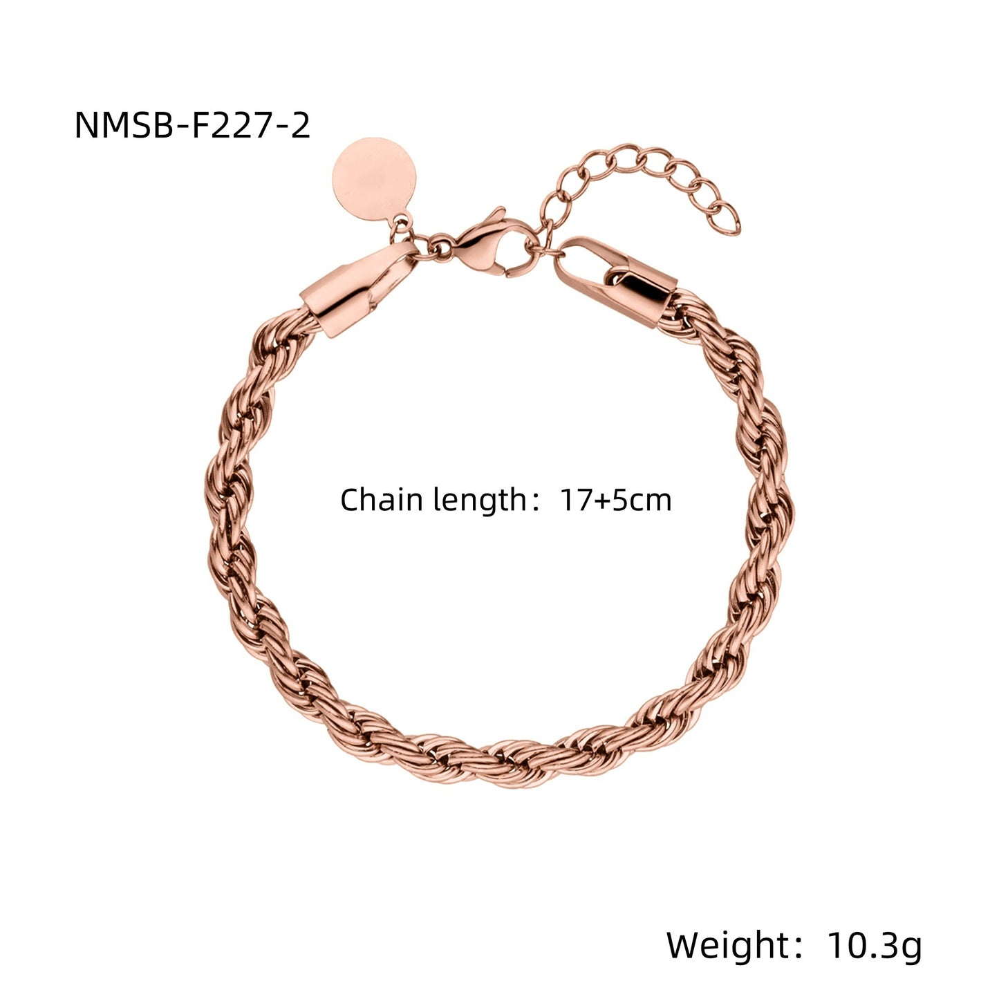 Elegant Twisted Geometric Bracelet for Women in Titanium Steel with 18K Gold Plating, Hypoallergenic and Fade-Resistant