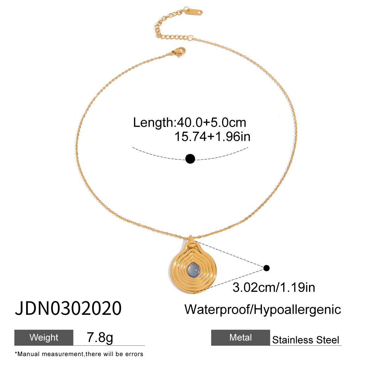 Minimalist Stainless Steel Starfish Necklace Set with Titanium Steel Pendant and Plated Cable Chain for Women