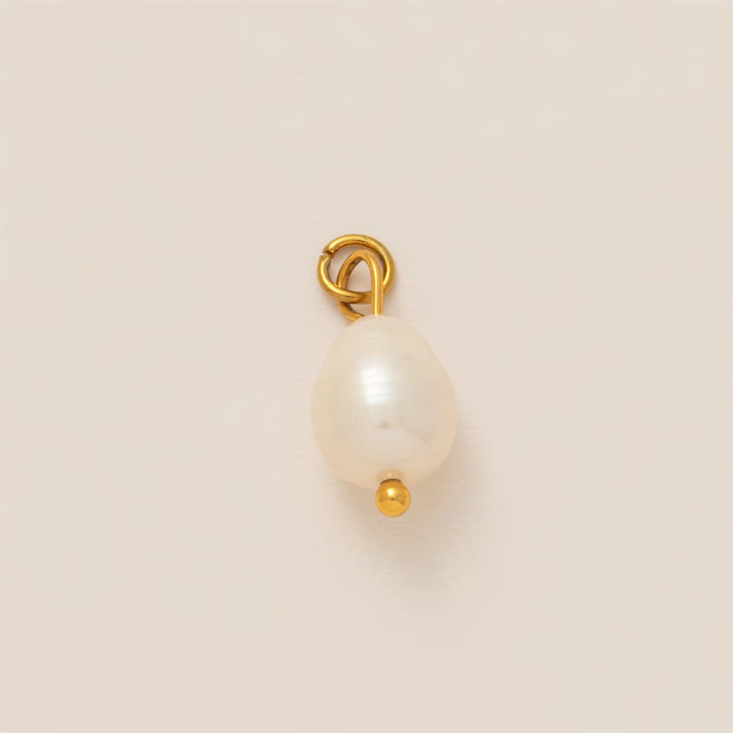 Vintage 18K Gold Plated Stainless Steel Mermaid Tail Charm Bar for Women