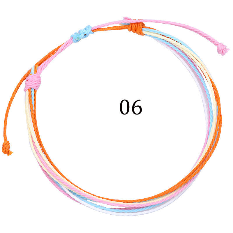 Handmade Braided Heart Nylon Friendship Bracelet Unisex