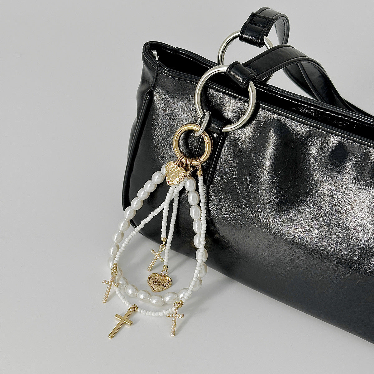 Elegant Plated Zinc Alloy Star Pendant Bag Chain Charm
