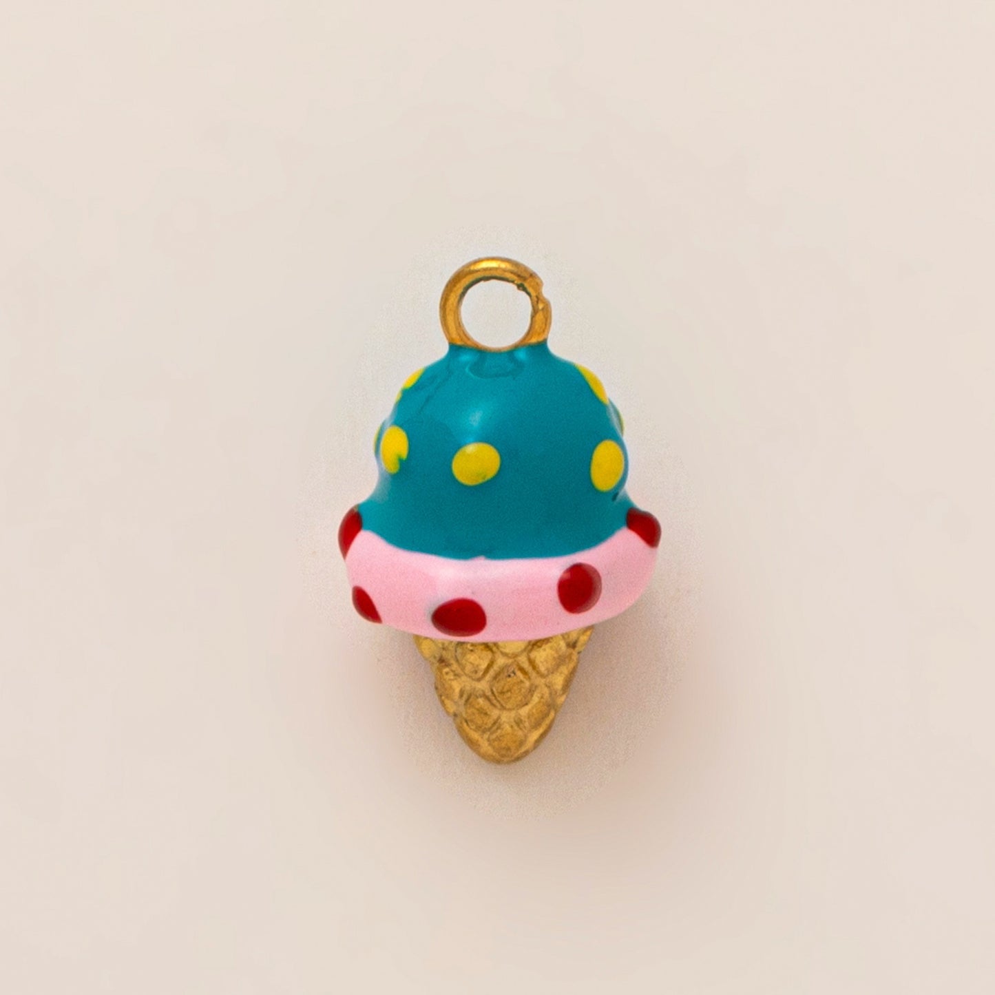 Sweet Acrylic Plated Food Pattern Bag Charm Keychain