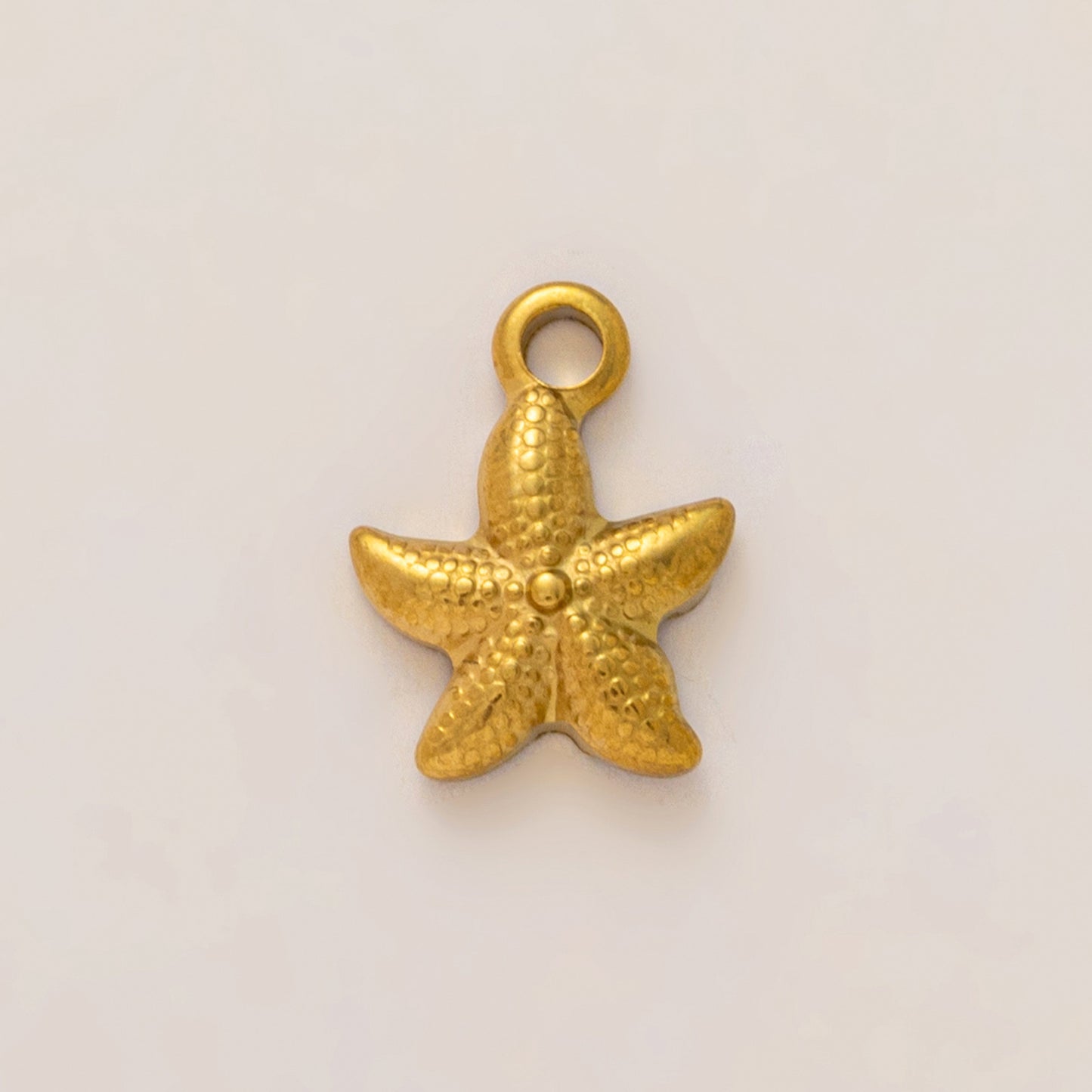 Vintage PVD 18K Gold Plated Stainless Steel Sun Pendant Charm Bar for Women