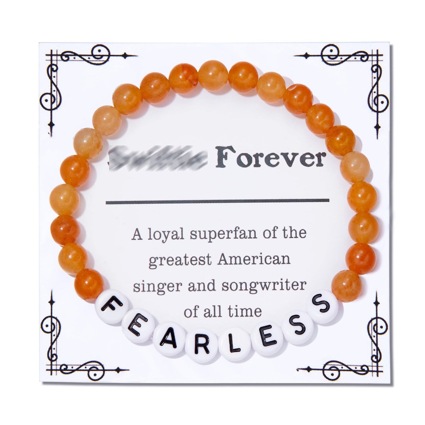 Love Letter Resin Stretch Bracelet for Women