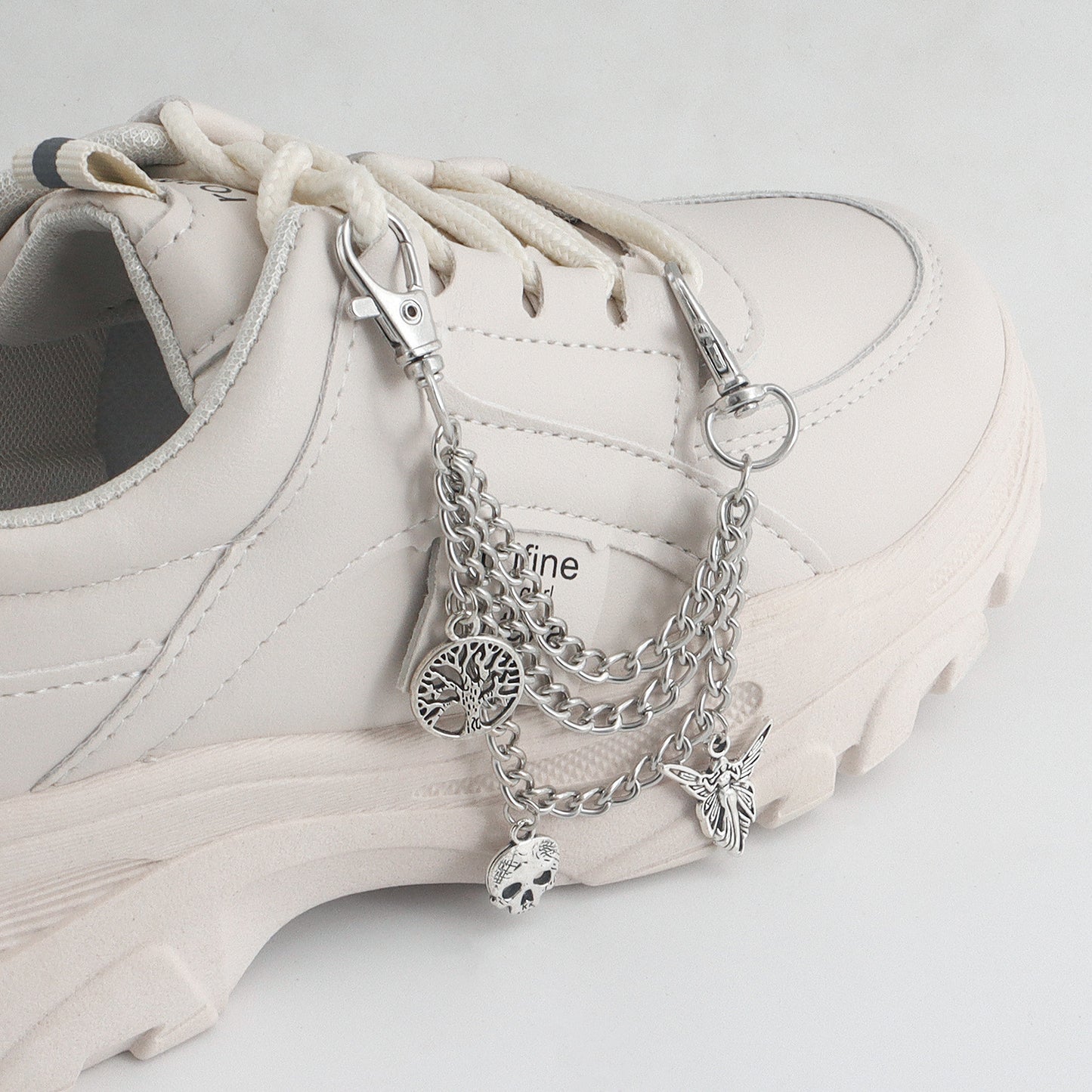 Geometric Alloy Anklet with Tree of Life Design for Women, Fashionable and Fade-Resistant