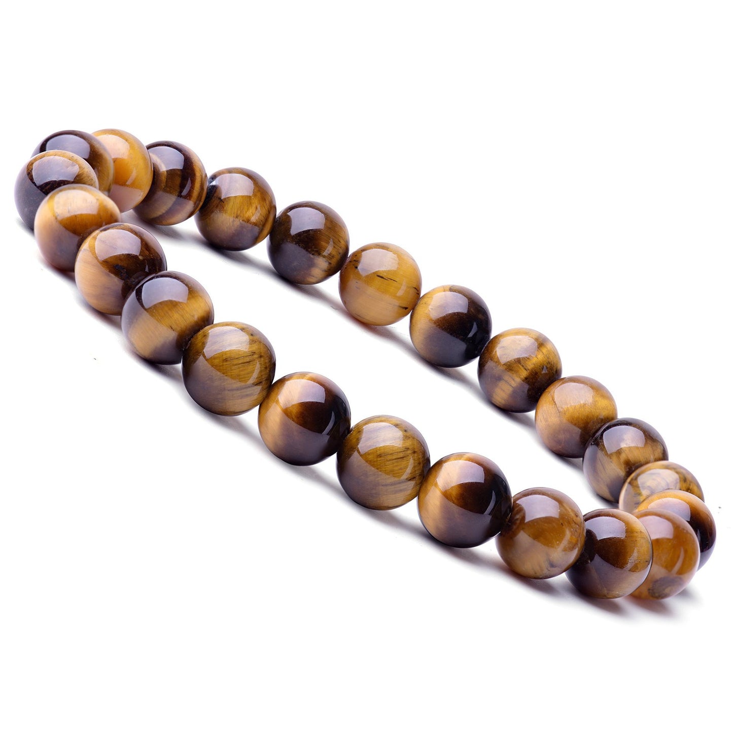 Geometric Natural Stone Agate Beaded Bracelet 8mm Unisex Elastic Stretch Handmade Jewelry