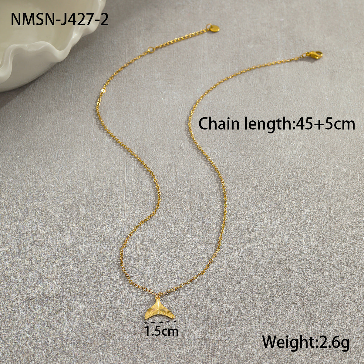 Collana alla moda in acciaio inossidabile a forma di cuore con placcatura in oro da donna, catena clavicola ipoallergenica