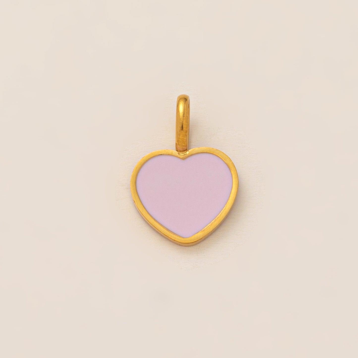 Minimalist 18K Gold Plated Brass Heart Round Square Geometric Pendant Necklace