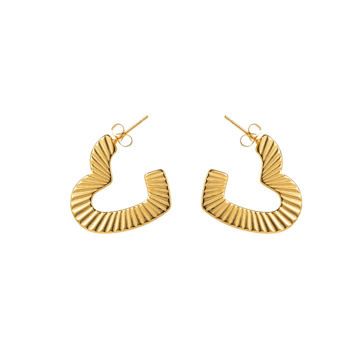 Collana placcata in acciaio inossidabile a forma di cuore, dolce e grintosa, da donna, con estetica minimalista e design a catenina sottile all'altezza della clavicola