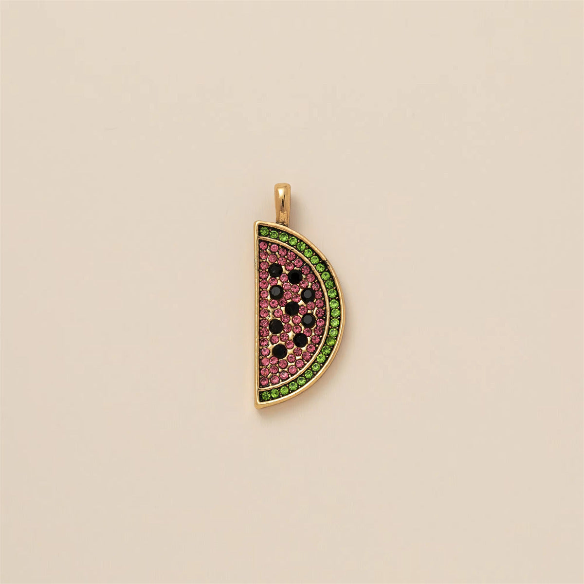 Minimalist Fruit Shape Brass PVD Plated DIY Charm Bar