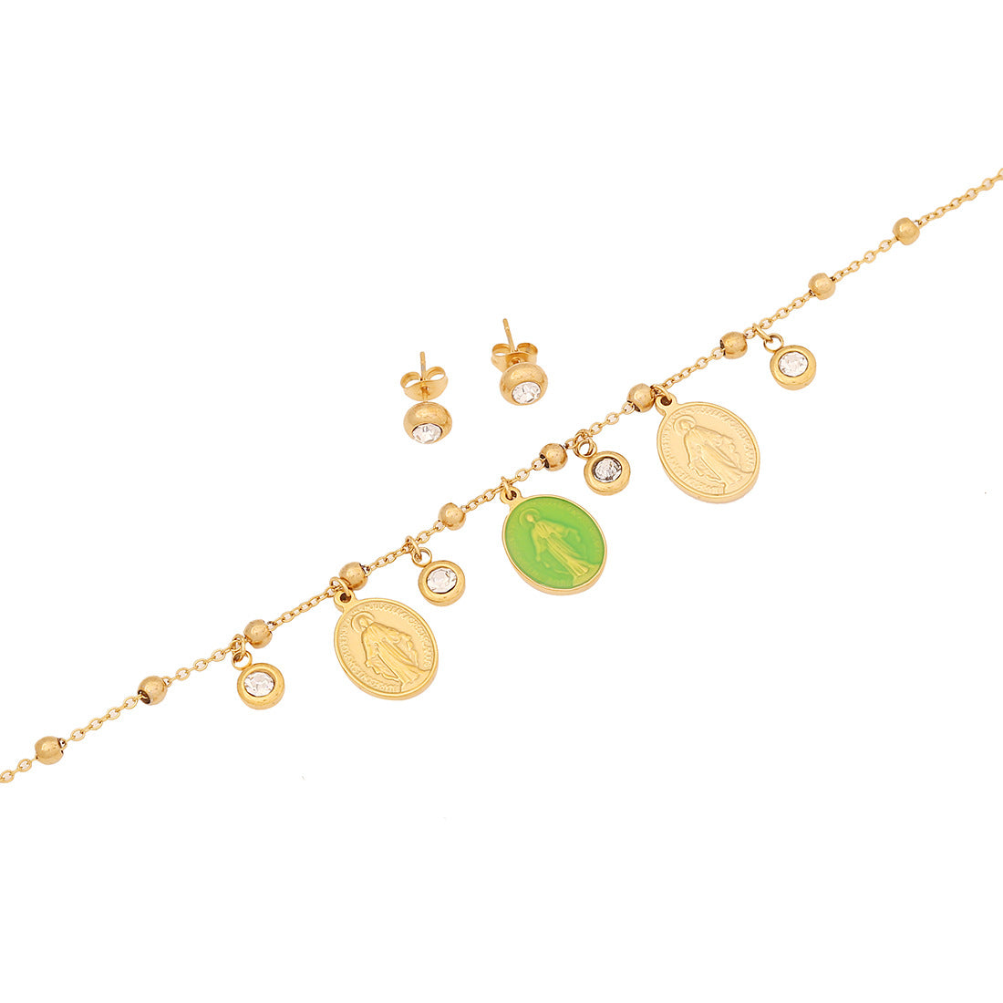 Collana pendente a forma di ala di farfalla geometrica da donna in acciaio inossidabile con intarsio di strass e finitura galvanizzata