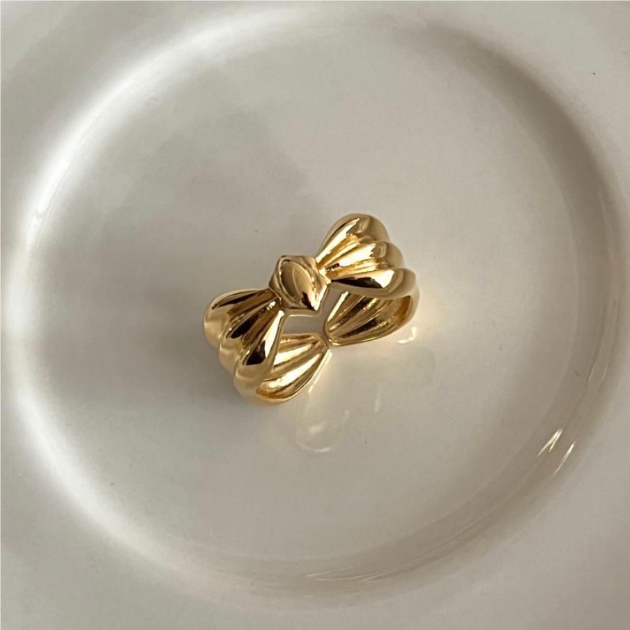 Sweet 925 Sterling Silver Heart Striped Geometric Ring for Women