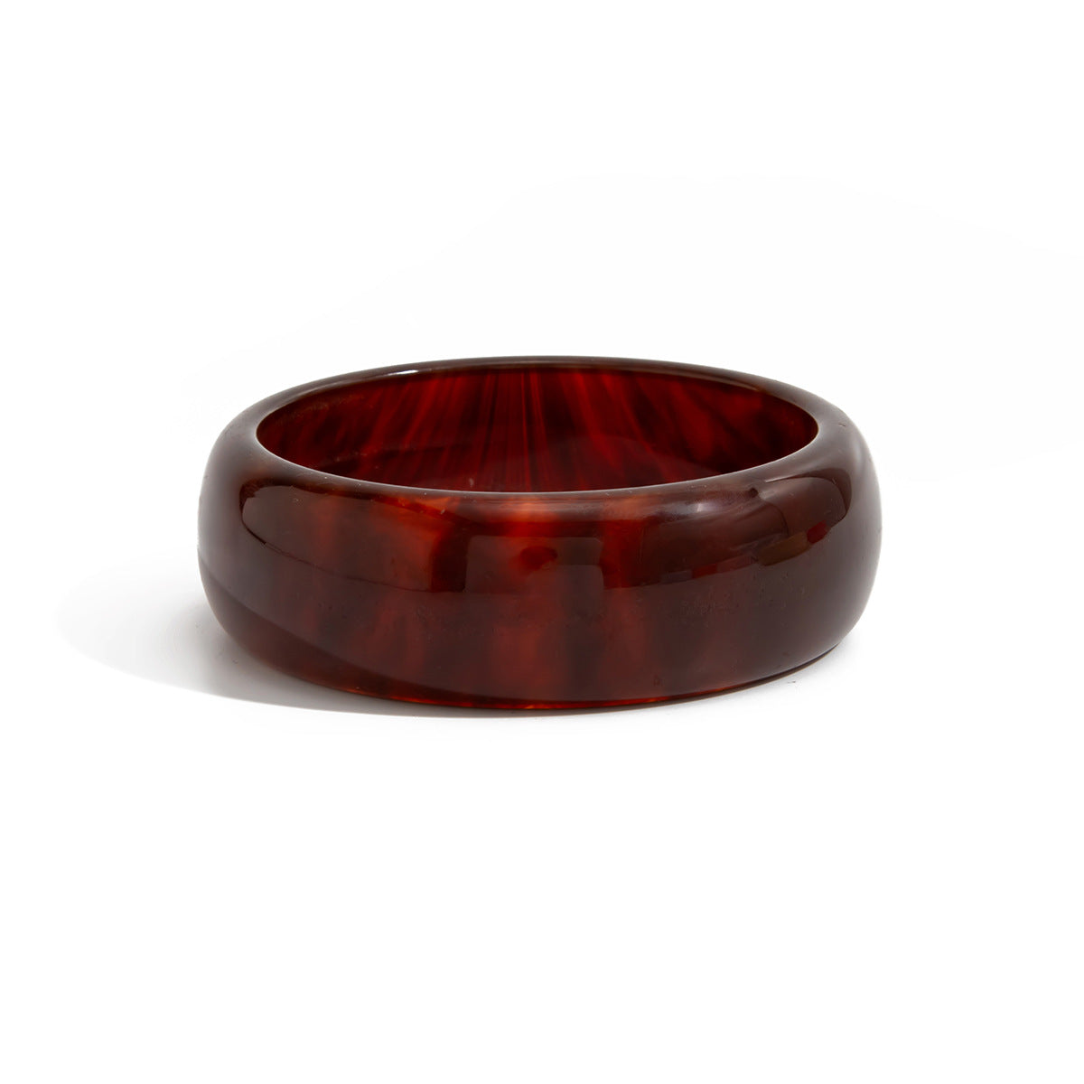 Sweet Gradient Geometric Round Resin Bangle Bracelet