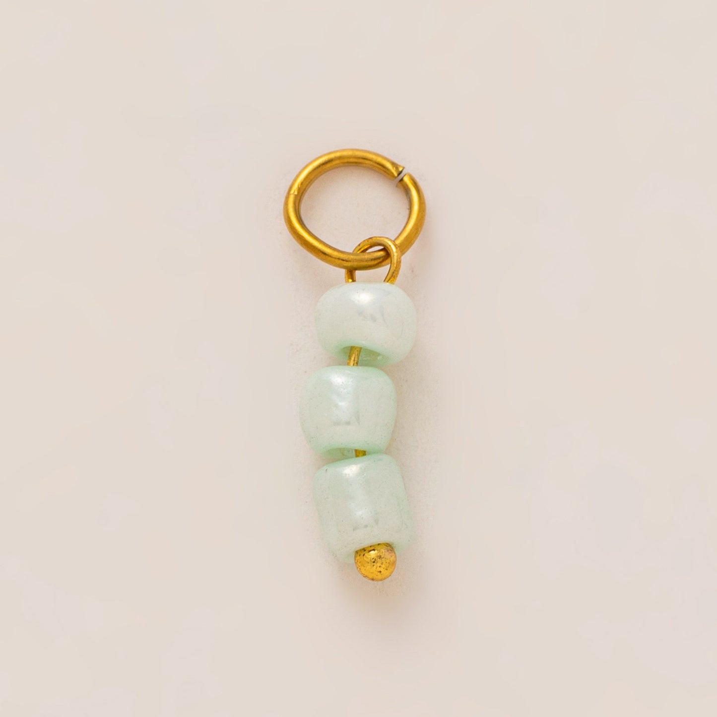Vintage 18K Gold Plated Stainless Steel PVD DIY Charm Bar Pendant