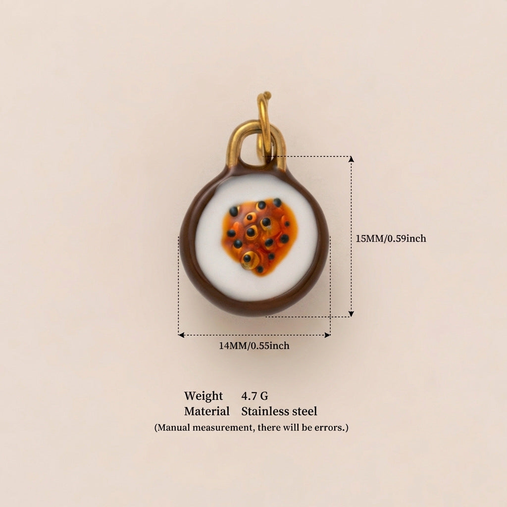 Sweet Fruit Stainless Steel PVD Plated Pendant